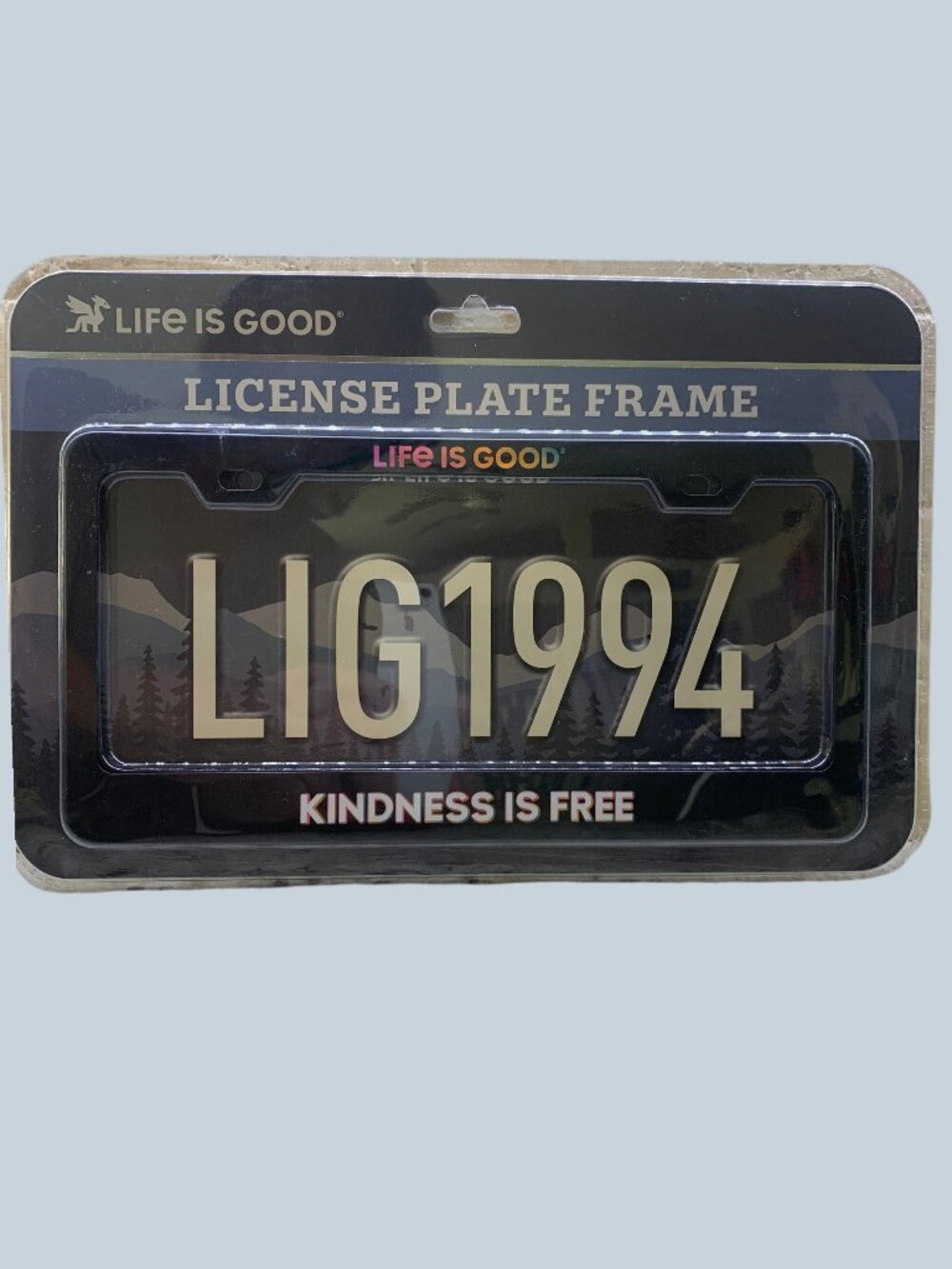 Life Is Good License Plate Frame KINDNESS IS FREE